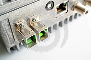 Blank optical connectors for professional Internet service provider