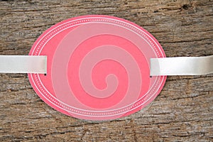 Blank Oval Tag