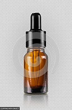 Blank packaging glass dropper serum bottle