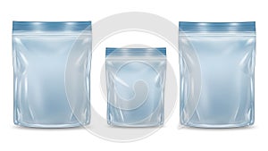 Blank Packaging Pouch Mockup Set