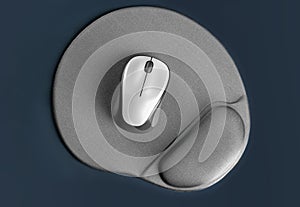 Blank pad and wireless computer mouse