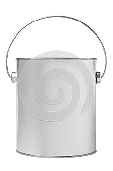 Blank paint bucket
