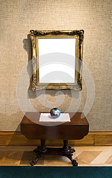 Blank Painting in Art Gallery