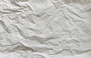 Blank Paper Background with Wrinkles and Random Folds