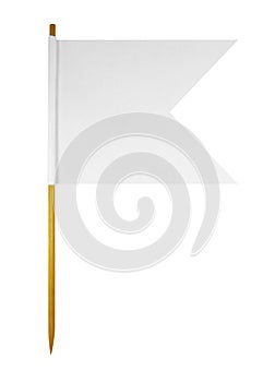 Blank paper flag