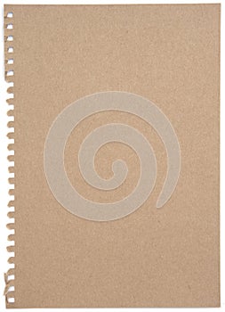 Blank paper sheet isolated with holes