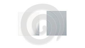 Blank Paper Sheets - White and Gridded - Isolated