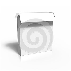 Blank paperbox for use as a template