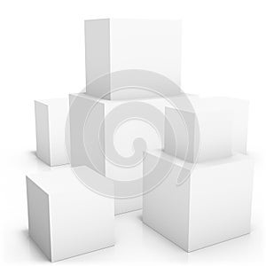 Blank paperbox for use as a template