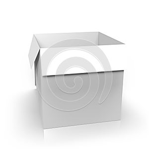 Blank paperbox for use as a template