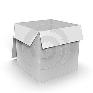 Blank paperbox for use as a template