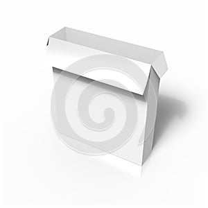 Blank paperbox for use as a template