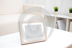 Blank photo frame with copy space