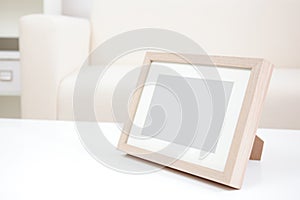 Blank photo frame with copy space