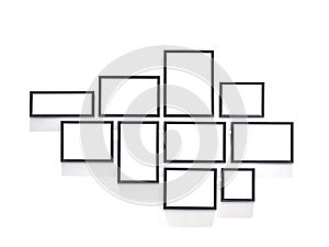 Blank Picture Frame design in group Template on white wall