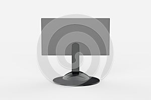 Blank plastic card holders