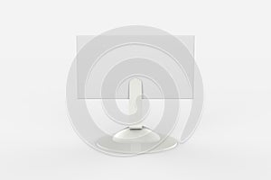 Blank plastic card holders