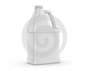 Blank  Plastic Jerry Can For Branding And Mock up.