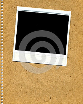 Blank polaroid