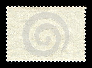 Blank postage stamp background photo