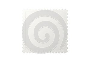 Blank postage stamp ready for your custom design and message