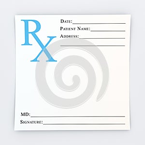 Blank prescription