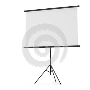 Blank presentation roller screen