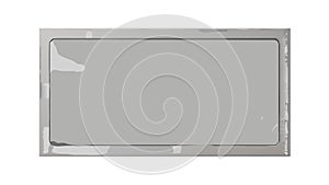 Blank Rectangular Screen for Display & Placeholder, vector design Generative AI