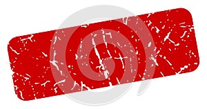 blank rectangular sign. blank stamp