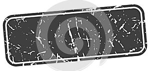 blank rectangular sign. blank stamp