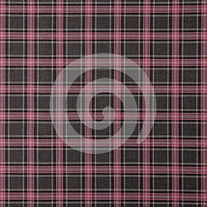 Blank red checkered fabric texture background