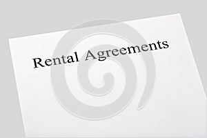 Blank rental agreements