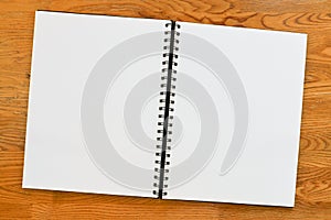 Blank ringbinder border