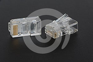 Blank RJ45 ethernet plugs