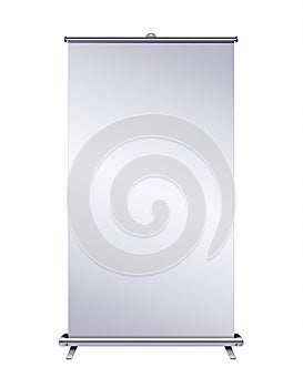Blank roll-up banner