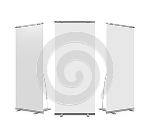 Blank Roll Up Display Banner