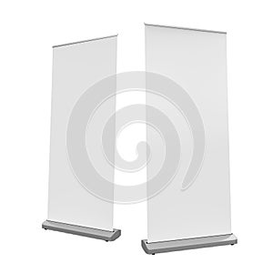 Blank Roll Up Display Banner