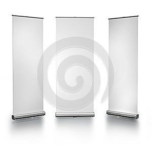 Blank roll-up posters