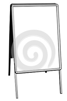 Blank sandwich board