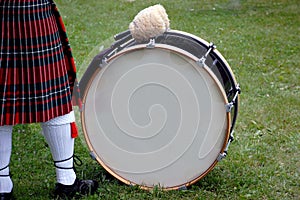 Blank scottish bass drum