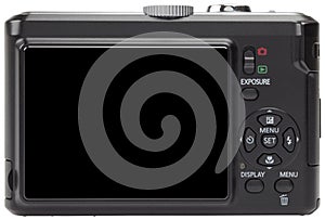 Blank screen on a compact digital camera