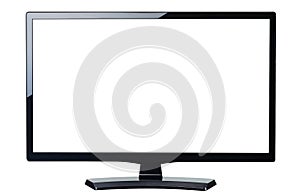 Blank screen monitor tv isolated