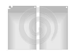 Blank Shampo Sachet, on White