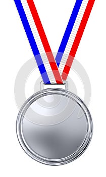 Blank silver medal