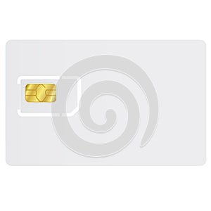 Blank sim card
