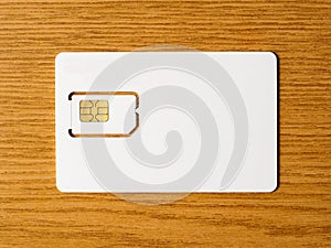 Blank SIM card