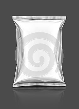 Blank snack packaging pouch