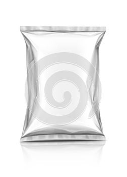 Blank snack packaging pouch