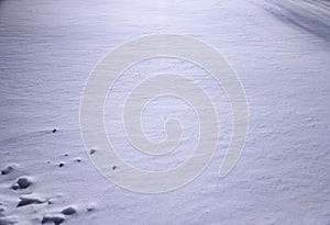 Blank snow surface texture background