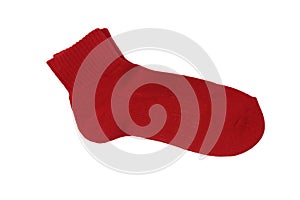 Blank socks color red